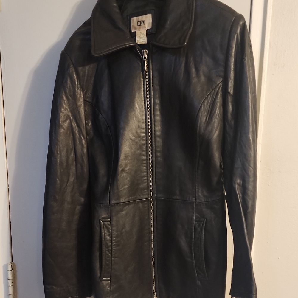 Banana Republic Women's Dark Leather Jacket